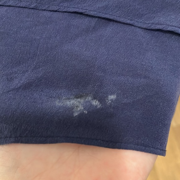 Eileen Fisher Women's Navy Blue Minimalist Sleeveless Lightweight Midi Dress - Picture 7 of 8